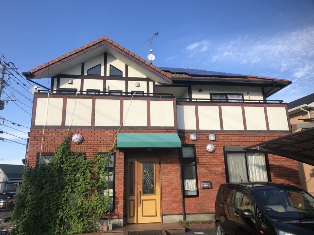 筑後市前津（店舗付き戸建て住宅）の施工前の写真